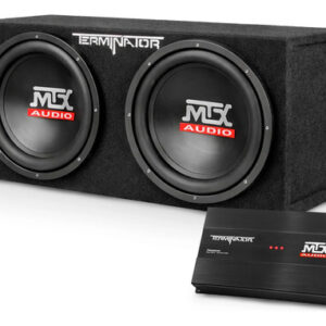 Subwoofer Doble 12 Pulgadas Caja Ventilada 2000w Estéreo Neg