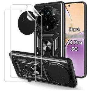 Funda Resistente Para Realme 14 Pro 2 Protectores De Pantall