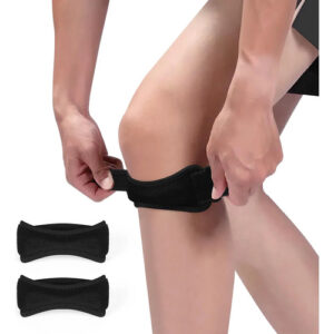 Rodillera Deportiva Con Soporte Y Cinta Rotuliana 2 Piezas
