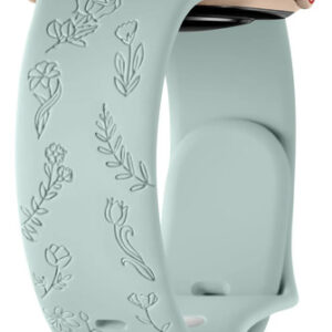 Correa De Silicona Floral Compatible Con Apple Watch 38 A 49