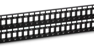 Panel De Conexión Keystone 48 Puertos 2u Montaje En Rack Met