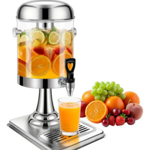 Dispensador De Bebidas 8 Litros Con Soporte Acero Inoxidable