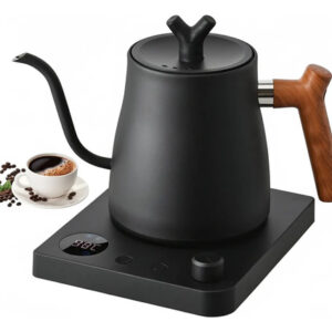 Tetera Eléctrica Cuello De Cisne 1 Litro Acero Inox 800w Ráp