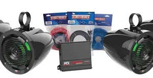 Kit Universal Utv 1 Amplificador 4 Altavoces Resistente Al A