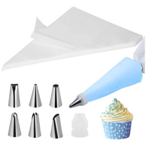 100 Piezas Mangas Desechables Para Decorar Pasteles 35x23 Cm