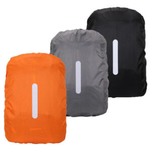 Fundas Impermeables Para Mochila Set De 3 Protección Lluvia Negro + Naranja + Gris Nombre Del Diseño