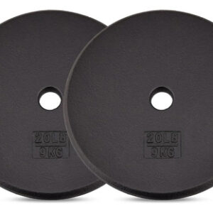 Placas De Peso De Hierro Fundido 25 Libras Ideal Para Entren F. 25 Libras - Par