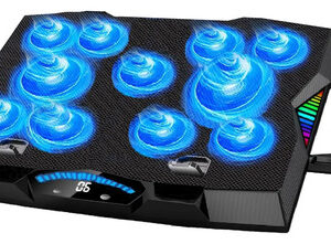 Enfriador Para Laptop 11 Ventiladores Metal 12 A 17 Pulgadas