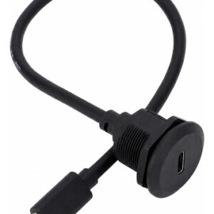 Cable Adaptador Usb 3.0 A Usb C Corto 5 Gbps 20v 3a Panel