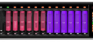 Cargador De Baterías Inteligente 16 Ranuras Rápido Lcd 1.5a