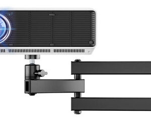Soporte Pared Proyector Ajustable Resistente Al Agua 10kg Ne Negro