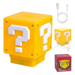 Lámpara Led De Noche Signo De Interrogación Con Sonido Tácti