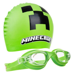 Gafas De Natación Y Gorro Silicone Para Niños Diseño Ajustab