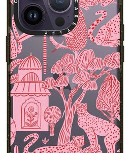 Funda Impactante Para iPhone 14 Pro Protección Militar Rosa
