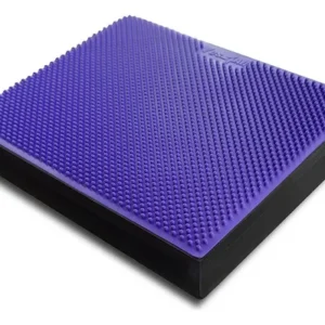Almohadilla De Equilibrio Antideslizante Para Fitness 34x34 Purple - Xxl + Ultra Grueso - (20 X 16 X 3 Pulgadas)