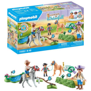 Playset De Ponis Con Figuras Y Accesorios Para Niños