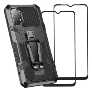 Funda Antigolpes Para Samsung Galaxy A32 4g Y 2 Protectores Negro Nombre Del Diseño