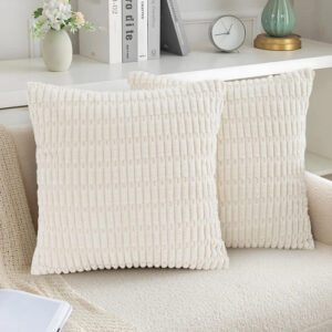 Fundas De Almohada Cuadradas 45x45cm Pana 2 Piezas Decorativ Bquecinolan