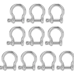 Grillete En Forma De D Acero Inoxidable 10 Unidades Carga Ca