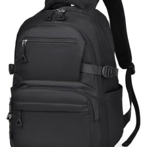 Mochila Antirrobo Impermeable Gran Capacidad 14 Pulgadas Neg Negro Diseño De La Tela