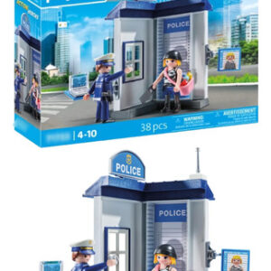 Juego De Figuras Policía Con Cámara Y Accesorios Interactivo