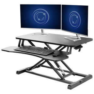 Elevador Para Escritorio De 32 Pulgadas Ajustable Negro Black