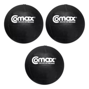 Set De 3 Balones Vinilo 10kg 15kg 20kg Fitness Negro