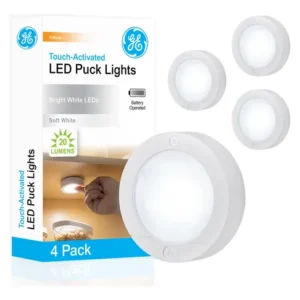 Lámpara Led Inalámbrica Táctil 20 Lúmenes Paquete De 4 Color De La Estructura Color De La Pantalla
