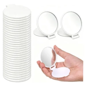 Espejo De Bolsillo Plegable Blanco 24 Piezas Para Viajes
