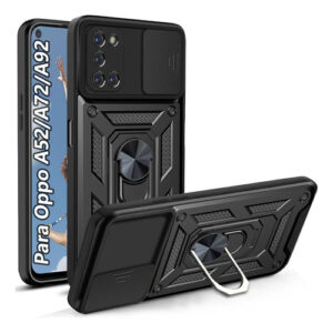 Funda Protector Uso Rudo Para Oppo A52 A72 A92 Con Soporte