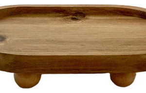 Soporte De Madera Rústico Bandeja Decorativa Para Organizar