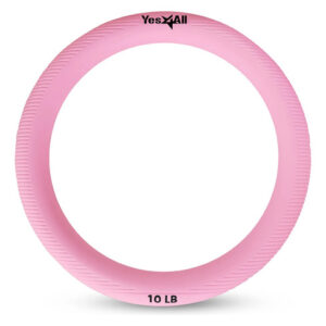 Anillo De Peso 4.5 Kg Para Ejercicio Yoga Aeróbicos Fitness Rosa - 10lbs