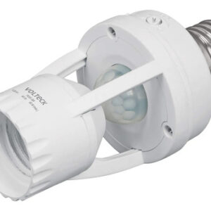 Portalámpara Con Sensor De Movimiento 360 Montado En Techo B Blanco