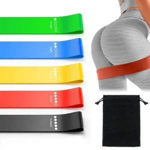 Banda De Resistencia 5 Niveles Ejercicio Yoga Con Bolsa Colorful