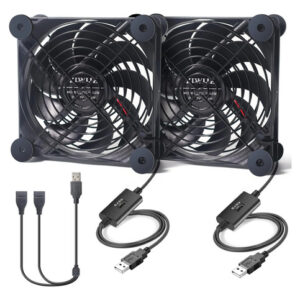 Ventilador Usb Silencioso 120mm Cooling Para Router Y Pc Color