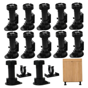 Patas Ajustables De Plástico 12 Uds Niveladores Para Muebles