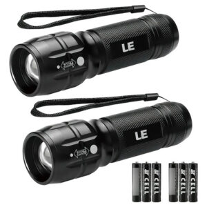 Linterna Led Alta Luminosidad Zoom Ajustable Resistente Agua Color De La Luz Color De La Linterna