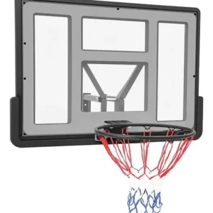 Tablero De Basquetbol Pvc 110x45 Cm Aro Y Red Montaje Pared