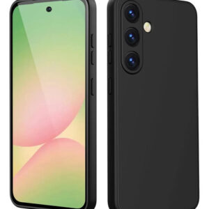 Funda Ultrafina Para Samsung Galaxy A56 5g Tpu Negro Liso Negro Nombre Del Diseño