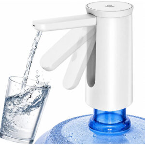 Dispensador De Agua Garrafón Usb Caño Plegable Blanco 19l