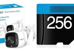 Cámara De Seguridad Exterior Hd 3mp Con Tarjeta Micro Sd De Color