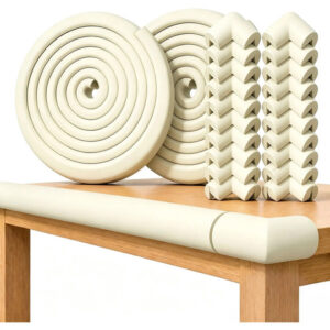 Protectores De Bordes Y Esquinas Para Muebles Bebés 10m Blan