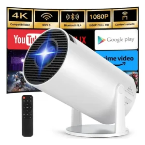 Proyector 4k Portátil Mini Con Wifi 6 Y Bluetooth 5.4 10000