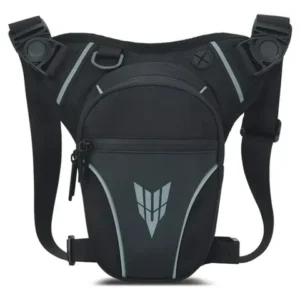 Bolsa De Pierna Impermeable Multifuncional 3 Bolsillos Corre Negro-a Diseño De La Tela