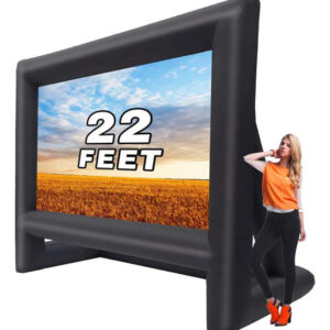 Pantalla Inflable De Proyector 6x2.4m Para Cine Exterior