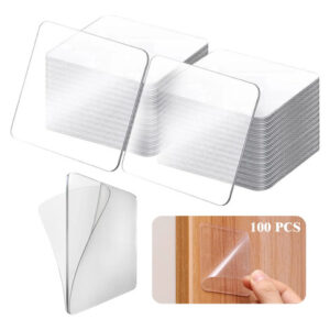 Paquete De 100 Cintas Nano Doble Cara Transparentes 6 Cm Transparente Nombre Del Diseño