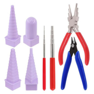 Juego De Herramientas Para Joyería 8 Piezas Morado