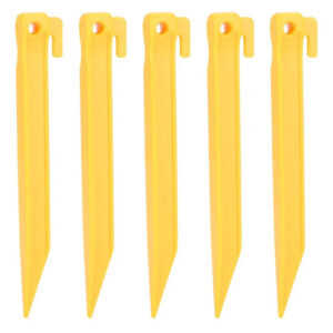 Estacas De Nylon Para Acampar 5 Piezas Resistentes Y Ligeras Color