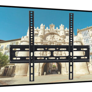 Soporte De Tv Pared Para Pantallas De 26 A 65 Pulgadas 50kg Negro
