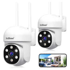 Cámara De Seguridad Exterior Wifi 2mp Visión Nocturna Ip66 3 Color